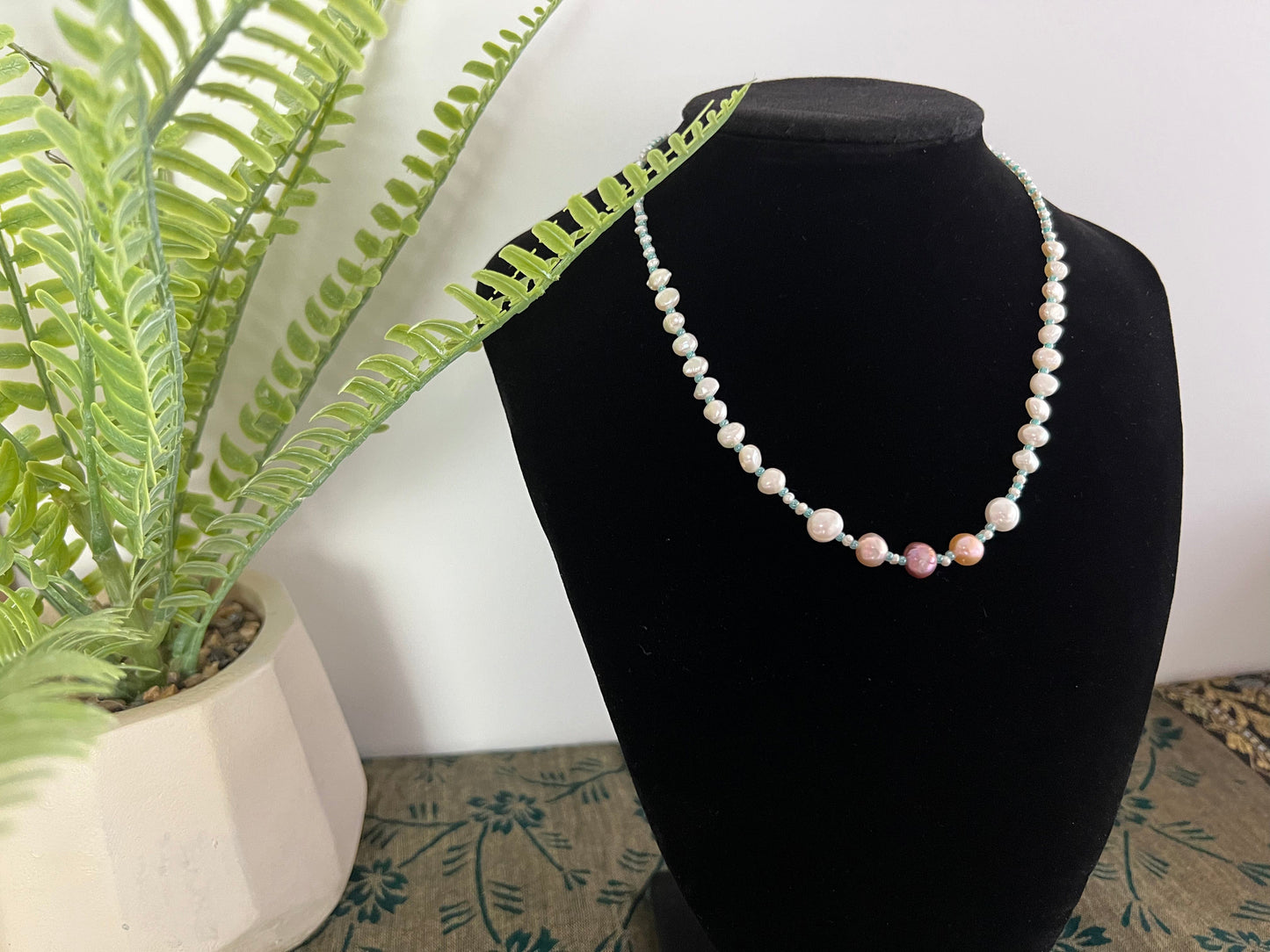 draft Necklaces Mélusine - Freshwater Pearl Necklace