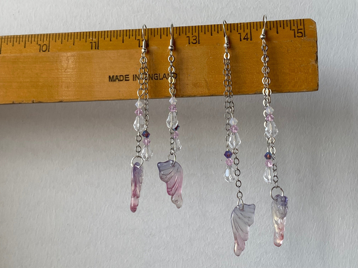 Ted & Bubs Earrings Fairy Wing Earrings - Ethereal Silver