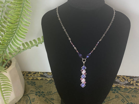 Ted & Bubs Necklaces Amethyst Blade Necklace