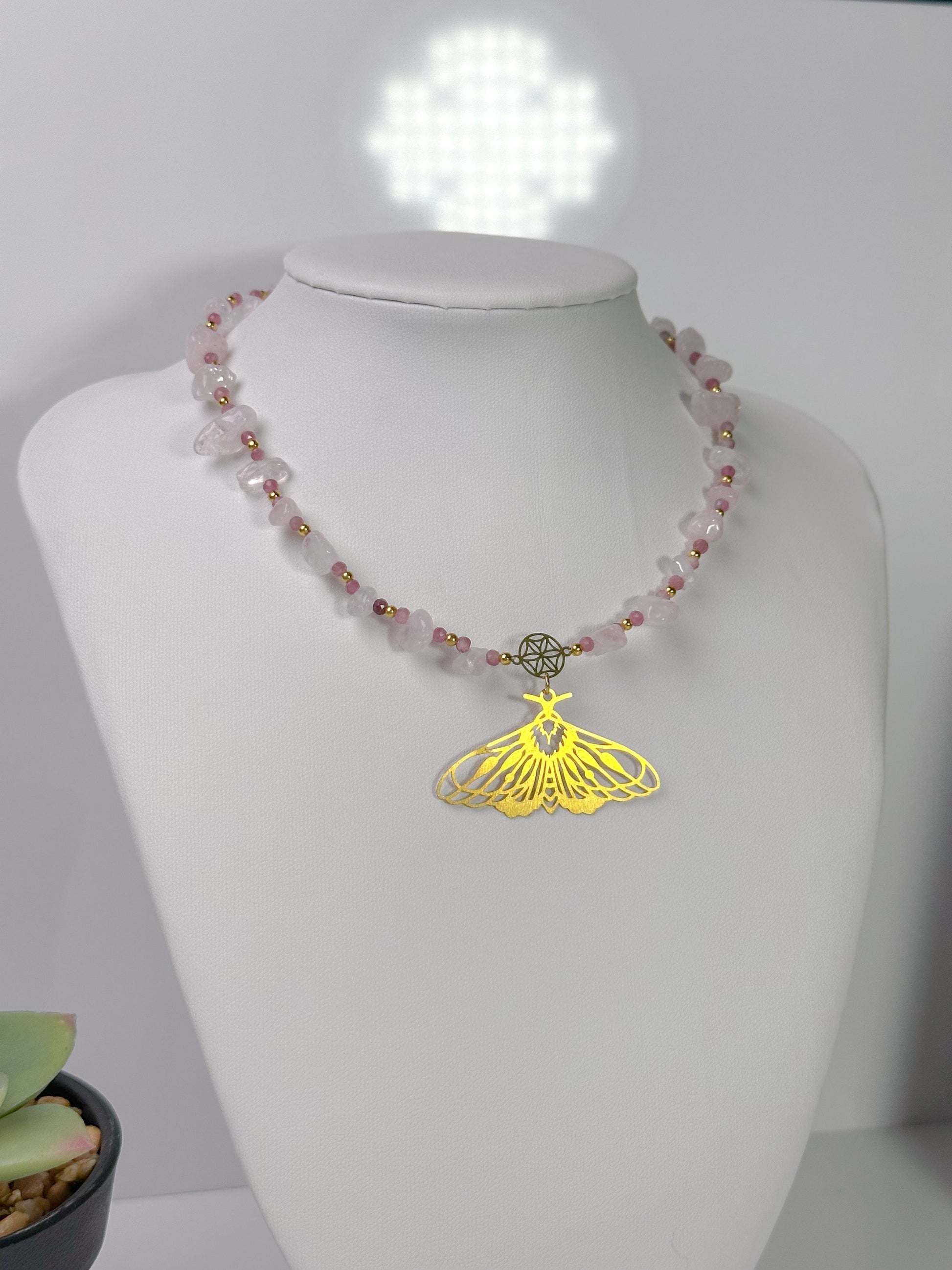 Ted & Bubs Necklaces Rose Moth