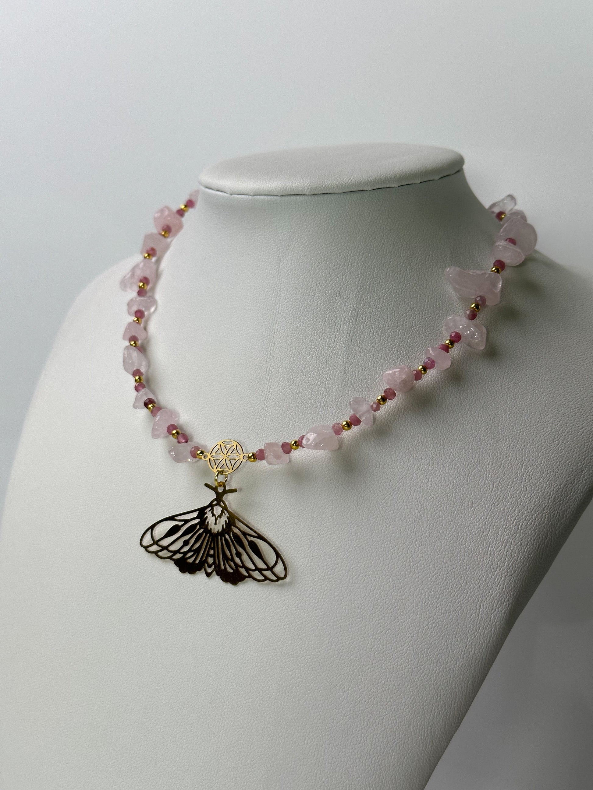 Ted & Bubs Necklaces Rose Moth