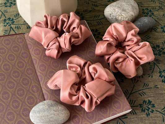 Ted & Bubs Ponytail Holders Softie Scrunchie - Rosé